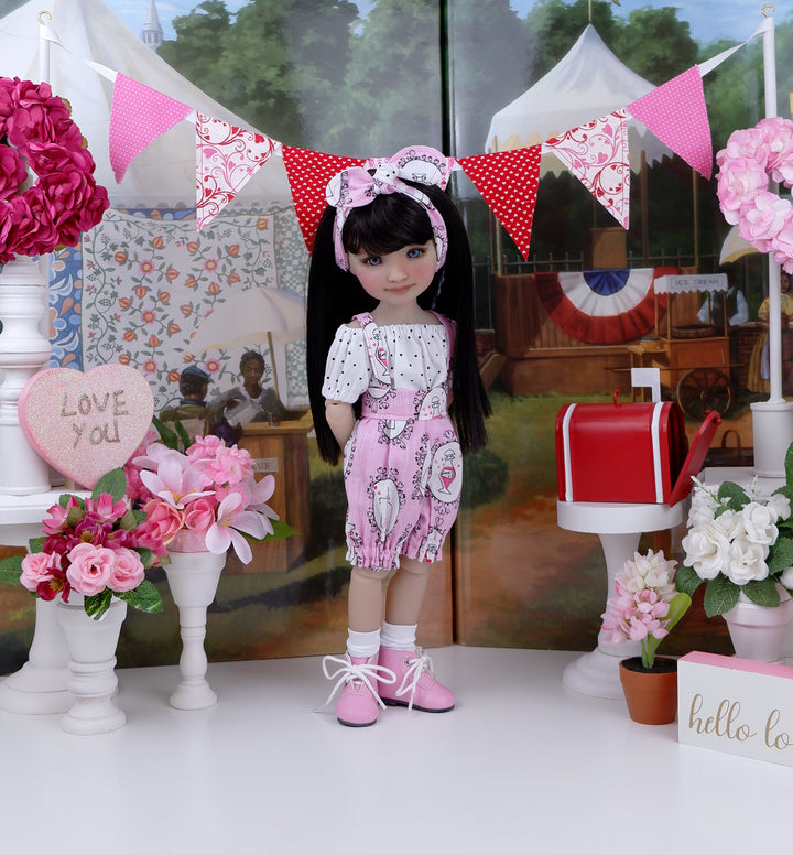 Love Potion - blouse & pants with boots for Ruby Red Fashion Friends doll