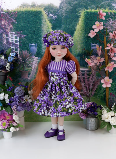 Lovely Crocus - dress with shoes for Ruby Red Fashion Friends doll