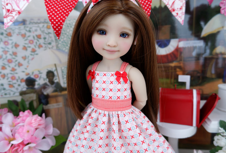 Love's Letters - dress with shoes for Ruby Red Fashion Friends doll