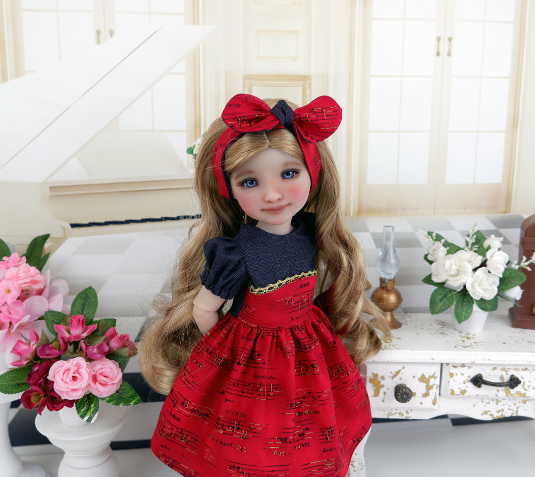Love's Serenade - dress and shoes for Ruby Red Fashion Friends doll