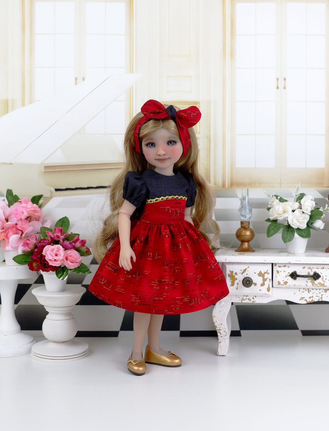 Love's Serenade - dress and shoes for Ruby Red Fashion Friends doll
