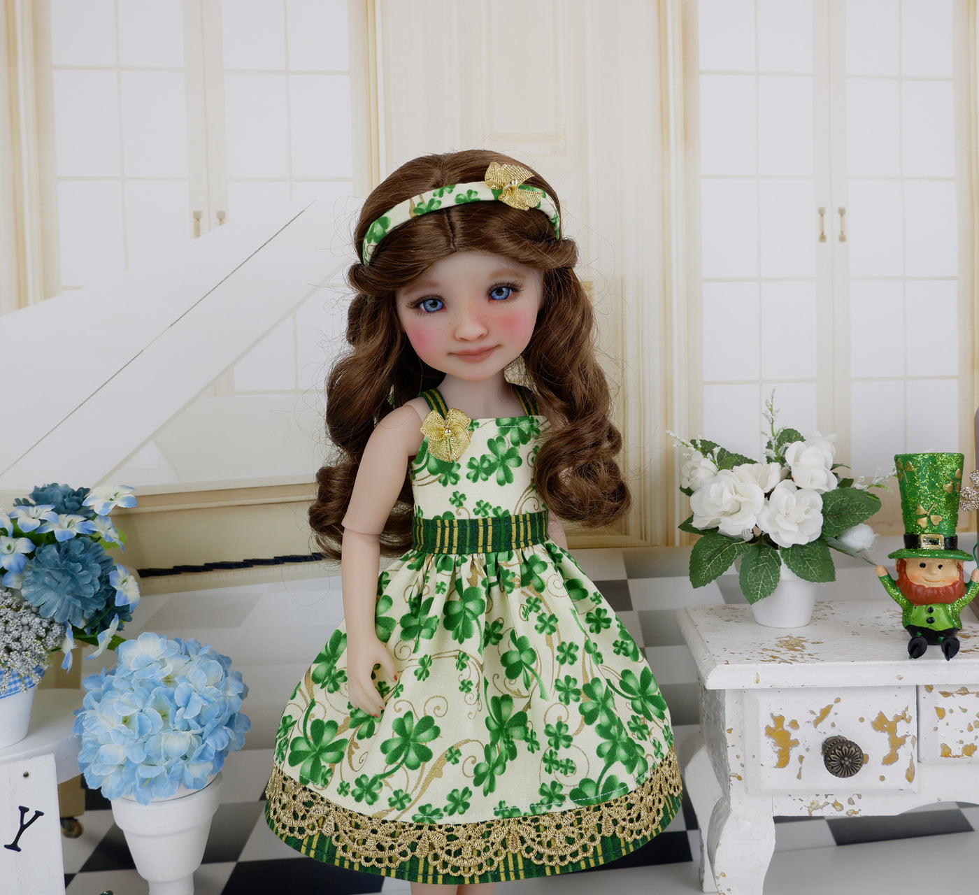 Lucky Girl - dress with shoes for Ruby Red Fashion Friends doll