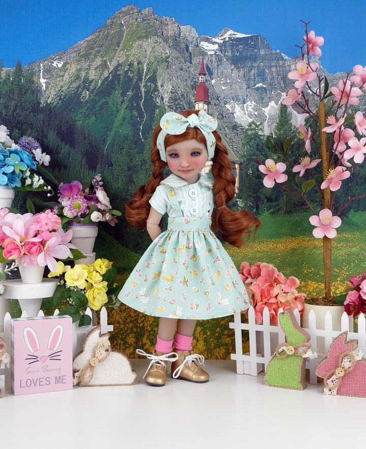 Magical Easter - blouse & jumper with boots for Ruby Red Fashion Friends doll