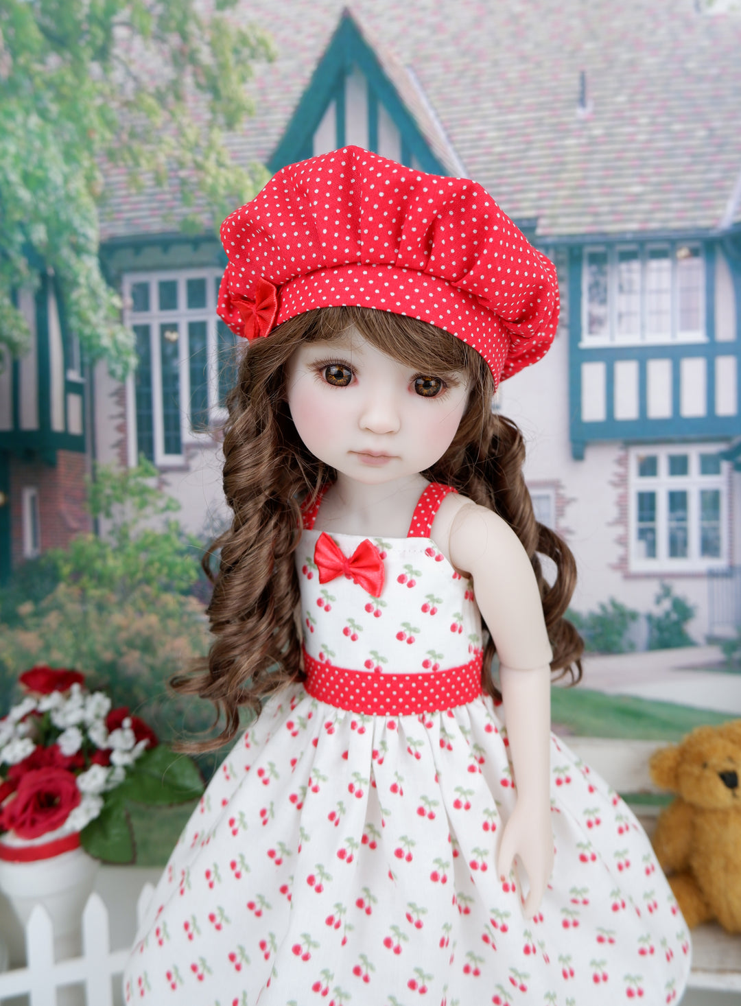 Maraschino Cherries - dress with saddle shoes for Ruby Red Fashion Friends doll