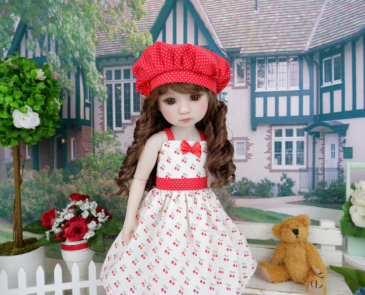 Maraschino Cherries - dress with saddle shoes for Ruby Red Fashion Friends doll