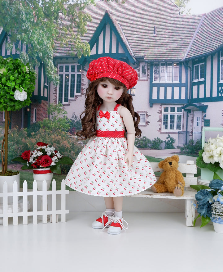 Maraschino Cherries - dress with saddle shoes for Ruby Red Fashion Friends doll