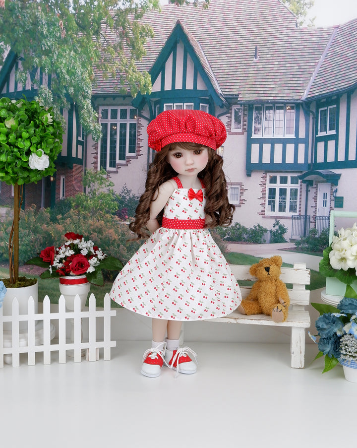 Maraschino Cherries - dress with saddle shoes for Ruby Red Fashion Friends doll