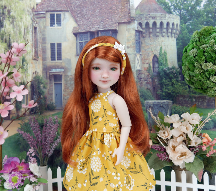 Marigold Wishes - dress with shoes for Ruby Red Fashion Friends doll