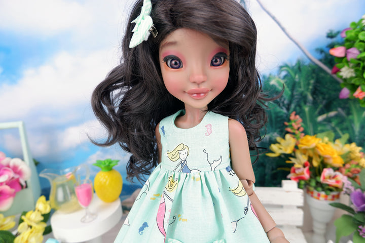 Mermaid Tales - dress with shoes for Ava BJD doll