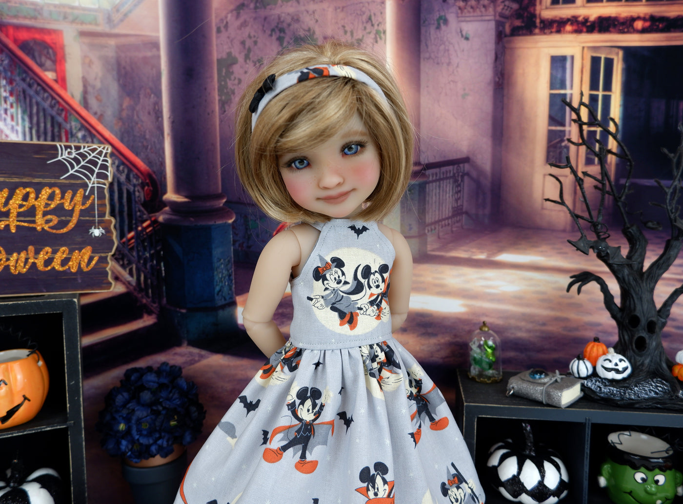 Mickey's Midnight Ride - dress with shoes for Ruby Red Fashion Friends doll