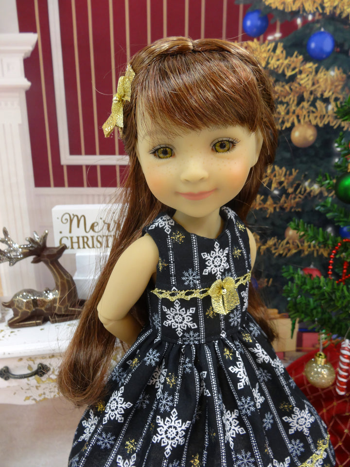 Midnight Snowflakes - dress for Ruby Red Fashion Friends doll