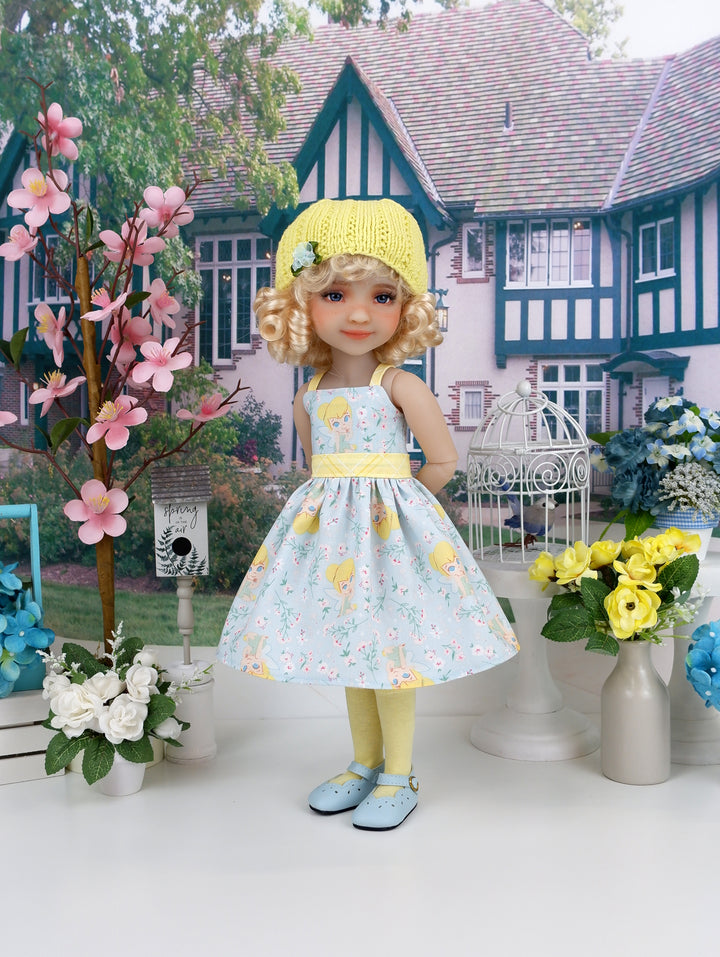 Miss Tink - dress and sweater set with shoes for Ruby Red Fashion Friends doll