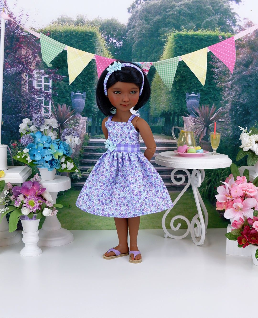 Morning Meadow - dress with shoes for Ruby Red Fashion Friends doll