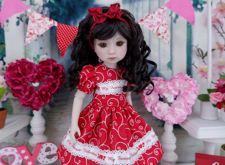 My Favorite Valentine - dress with shoes for Ruby Red Fashion Friends doll