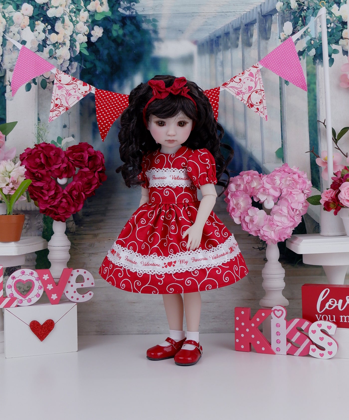 My Favorite Valentine - dress with shoes for Ruby Red Fashion Friends doll