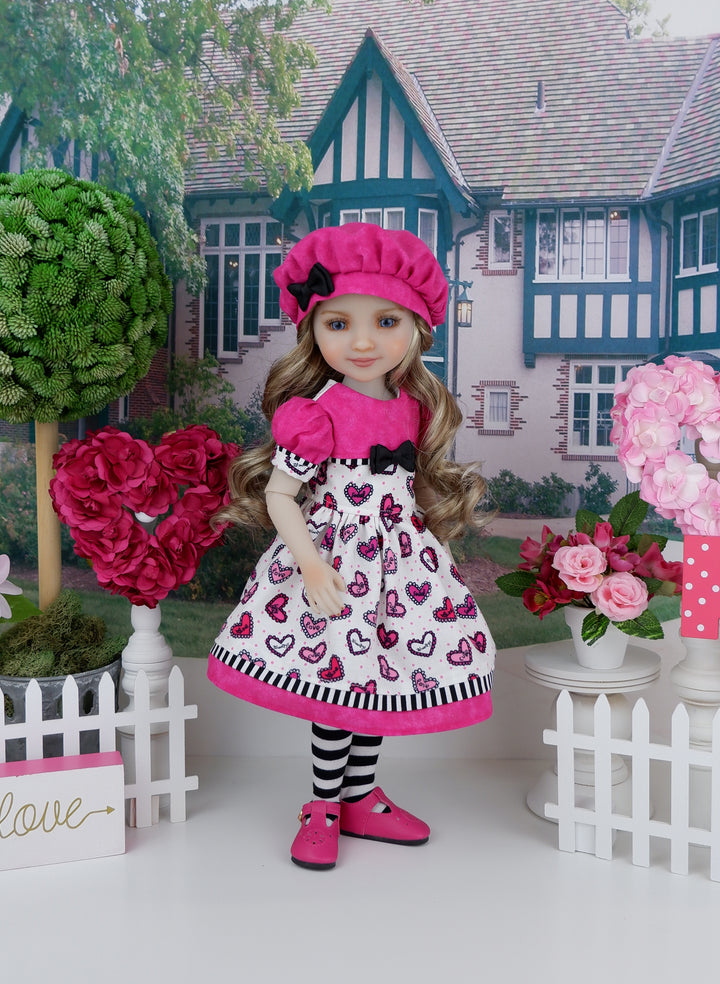 My Valentine - dress and shoes for Ruby Red Fashion Friends doll