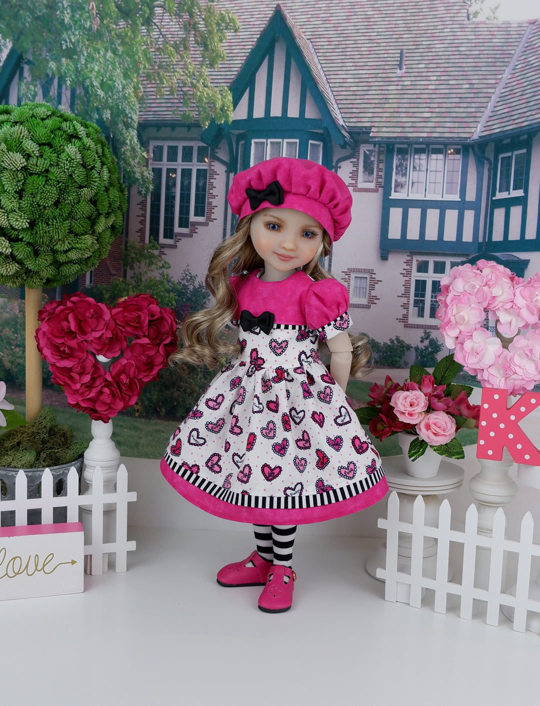 My Valentine - dress and shoes for Ruby Red Fashion Friends doll