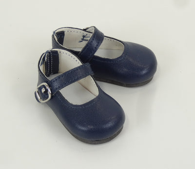 Simple Mary Jane Shoes - Navy