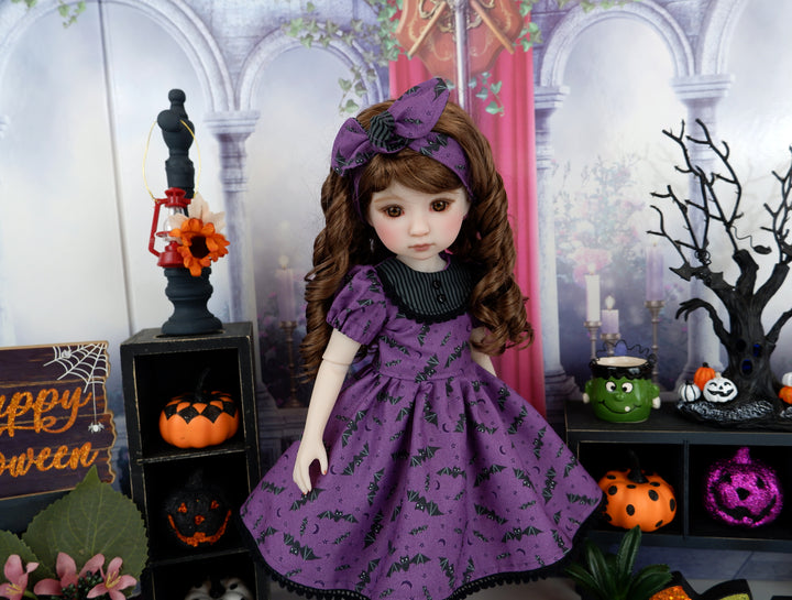Nighttime Bats - dress with shoes for Ruby Red Fashion Friends doll