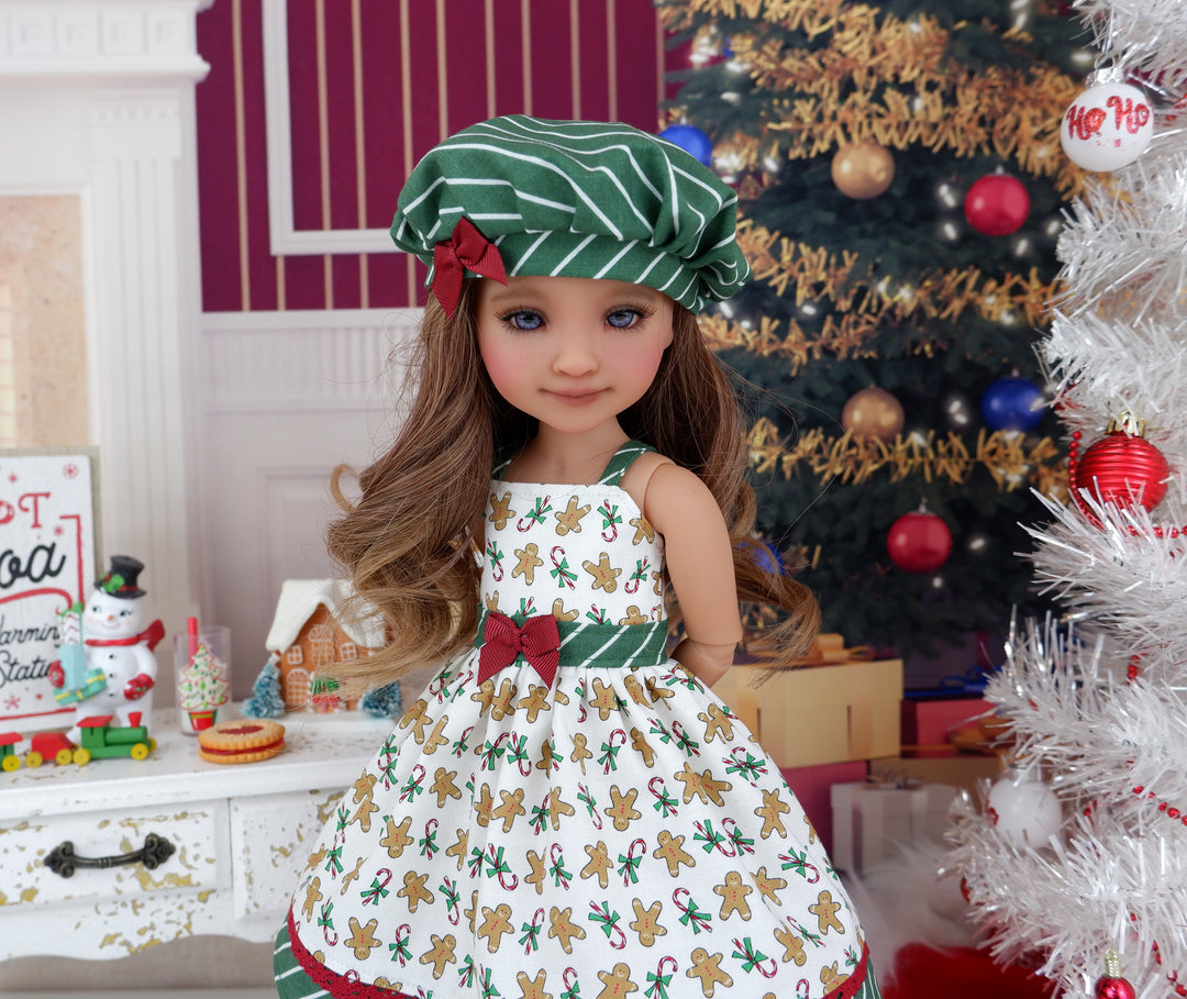 North Pole Sweets - dress with shoes for Ruby Red Fashion Friends doll