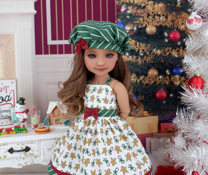 North Pole Sweets - dress with shoes for Ruby Red Fashion Friends doll
