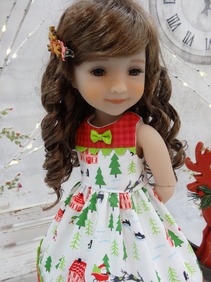 North Pole Village - dress for Ruby Red Fashion Friends doll