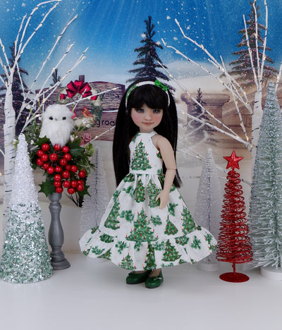 O Tannenbaum - dress with shoes for Ruby Red Fashion Friends doll