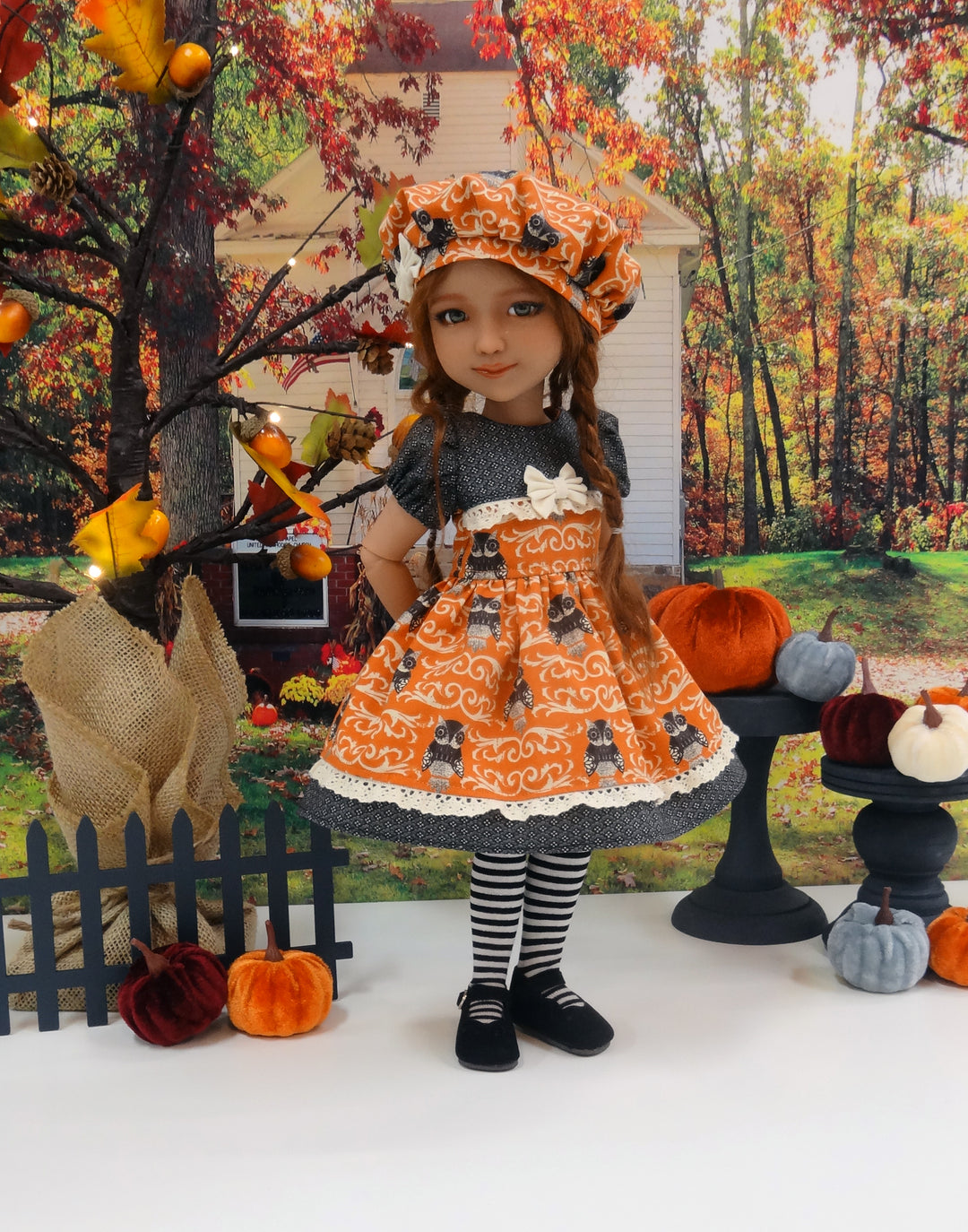 October Owl - dress for Ruby Red Fashion Friends doll