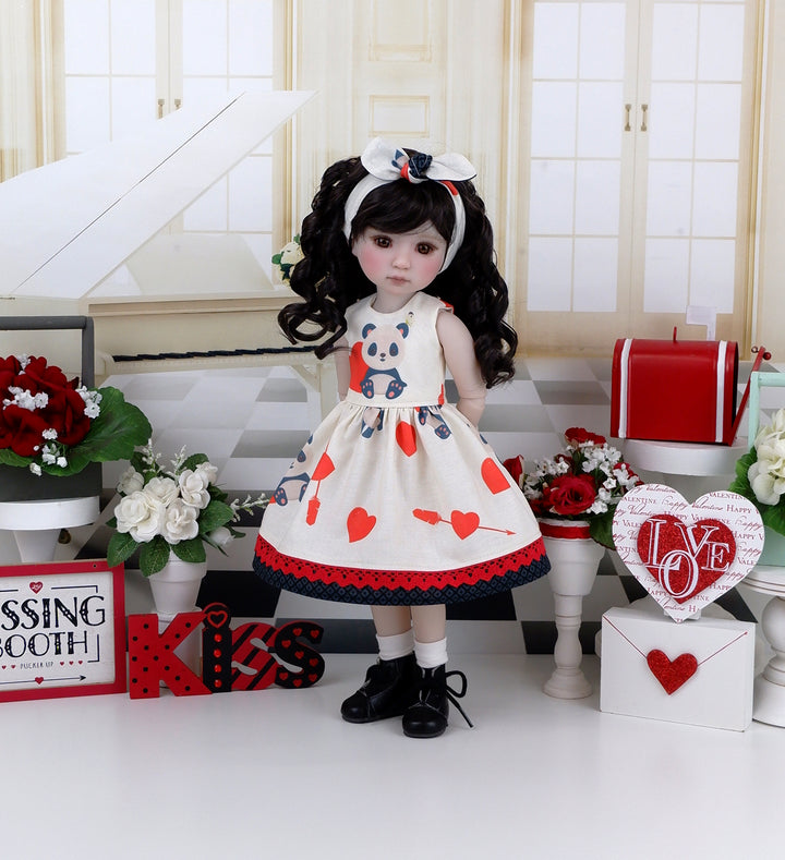 Panda Love - dress with boots for Ruby Red Fashion Friends doll