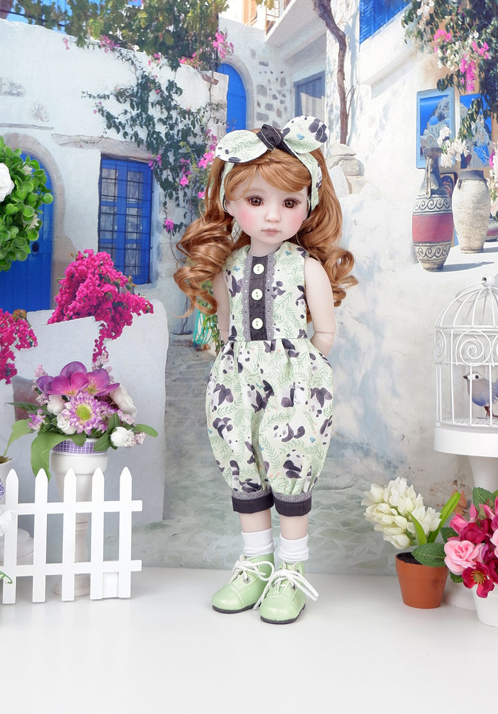 Pandamonium - romper with boots for Ruby Red Fashion Friends doll