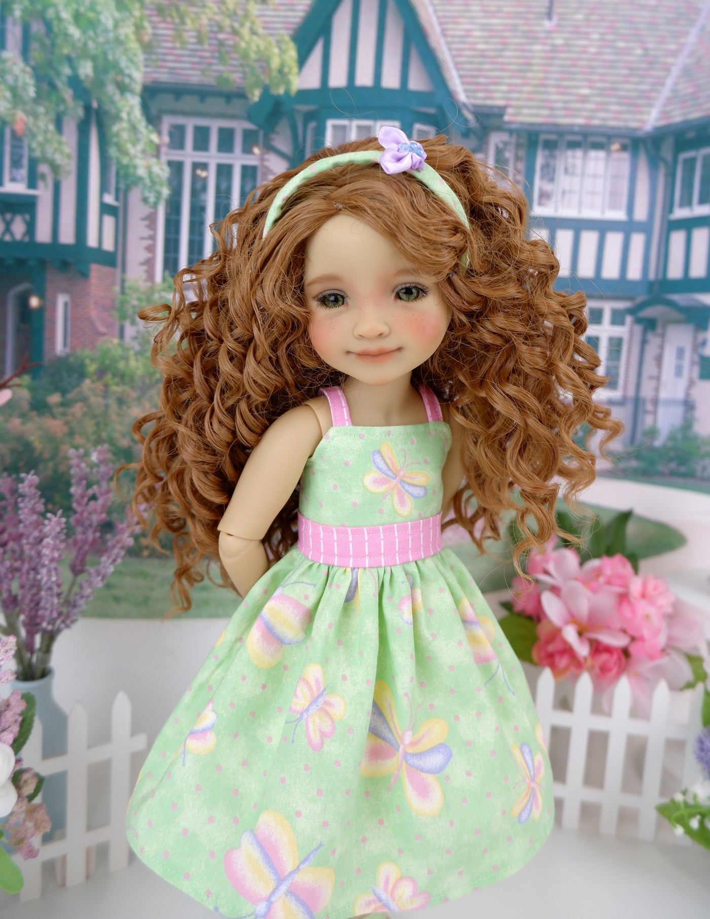Pastel Butterfly - dress with shoes for Ruby Red Fashion Friends doll