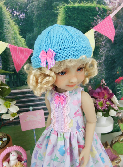 Pastel Easter - dress and hat with shoes for Ruby Red Fashion Friends doll