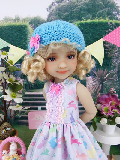 Pastel Easter - dress and hat with shoes for Ruby Red Fashion Friends doll