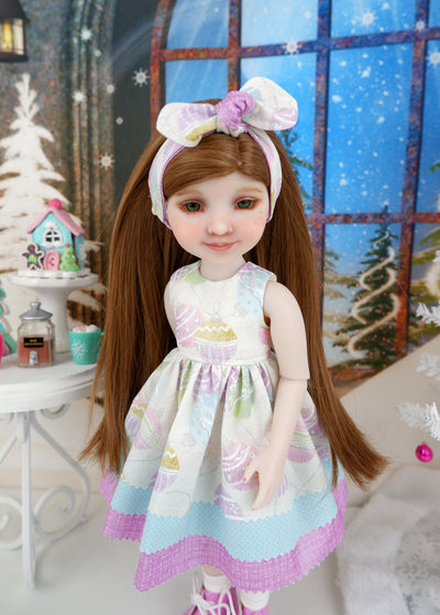 Pastel Ornaments - dress with boots for Ruby Red Fashion Friends doll