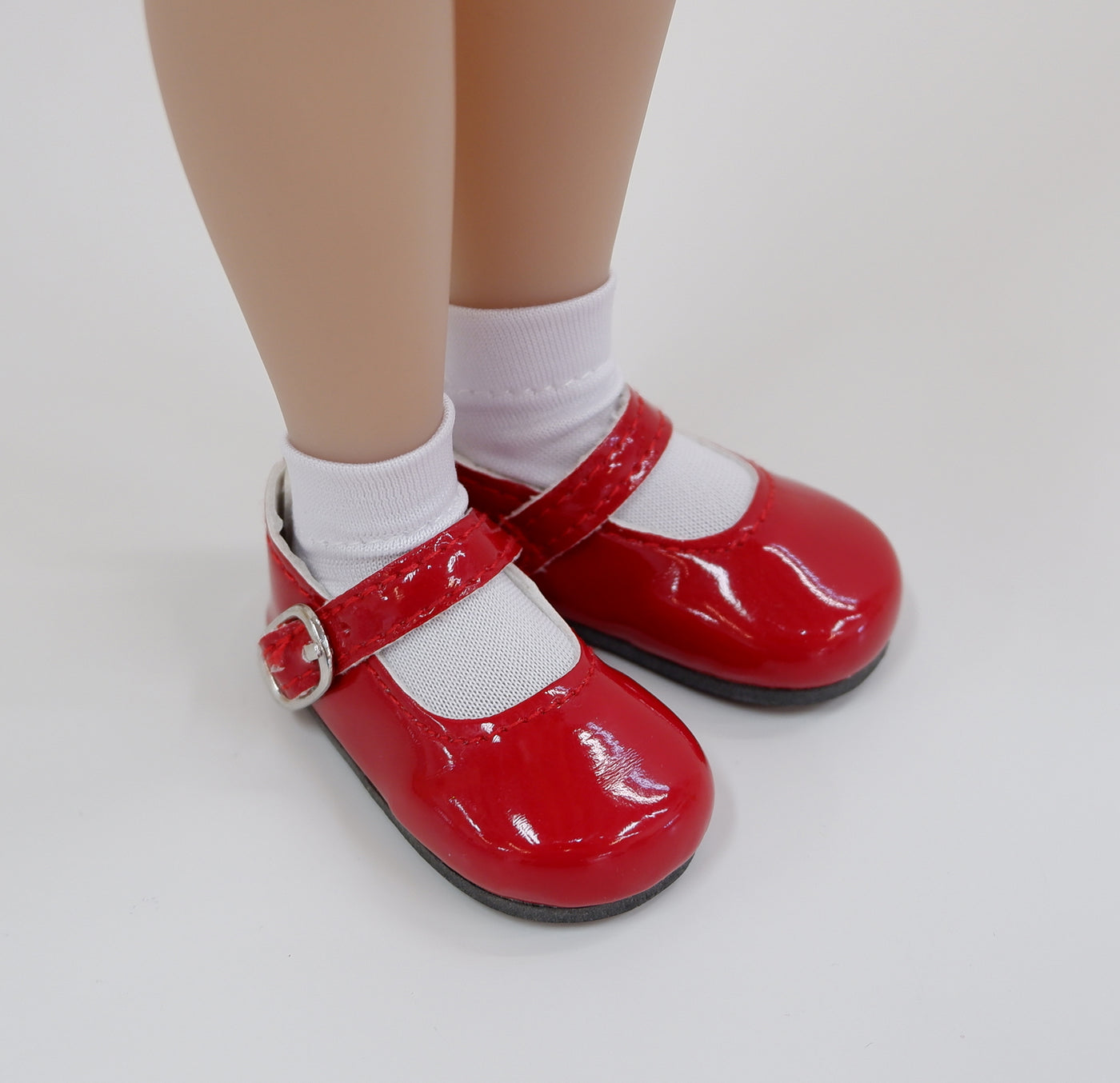 FACTORY SECONDS Simple Mary Jane Shoes - Patent Red