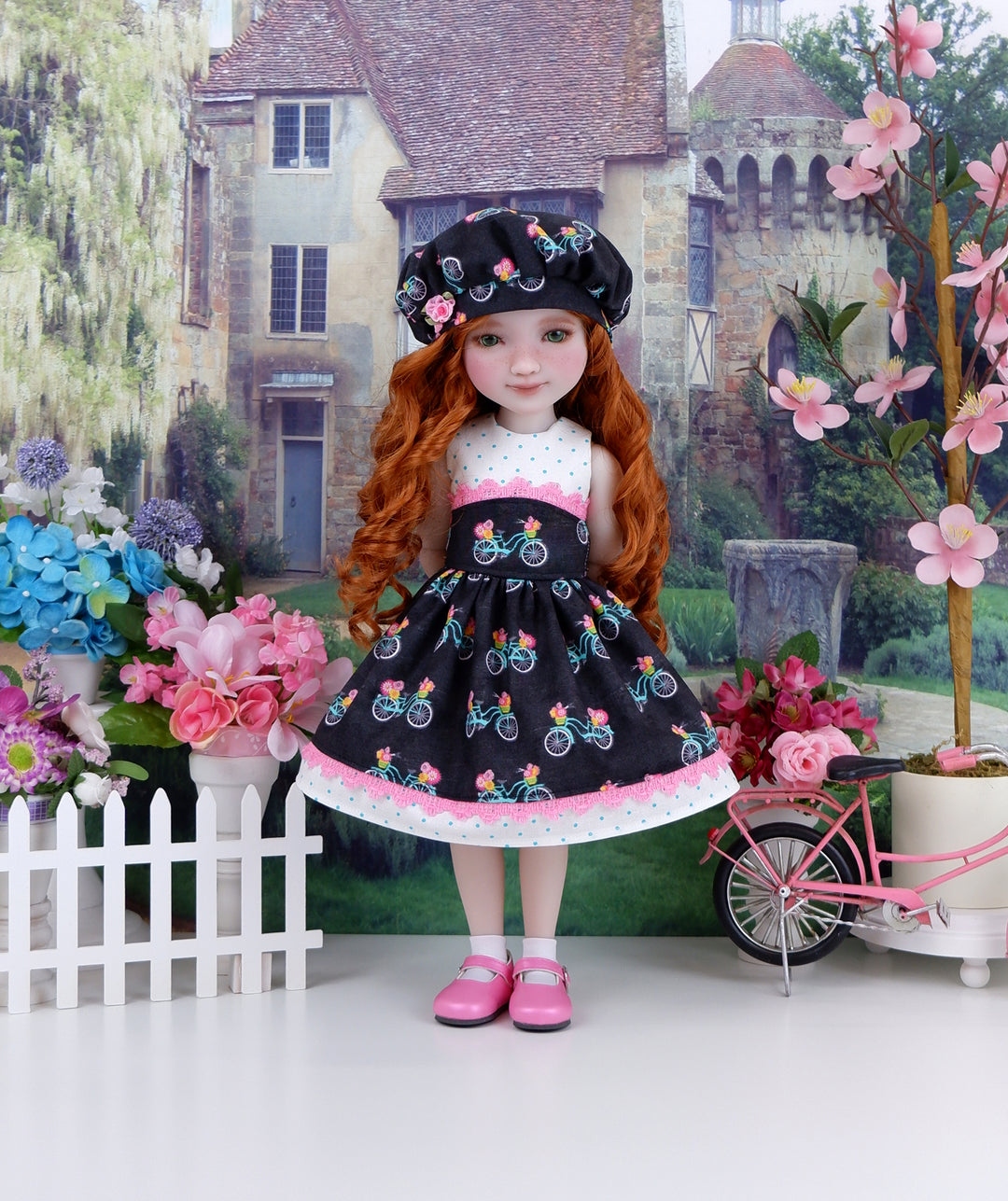 Pedal Pusher - dress with shoes for Ruby Red Fashion Friends doll
