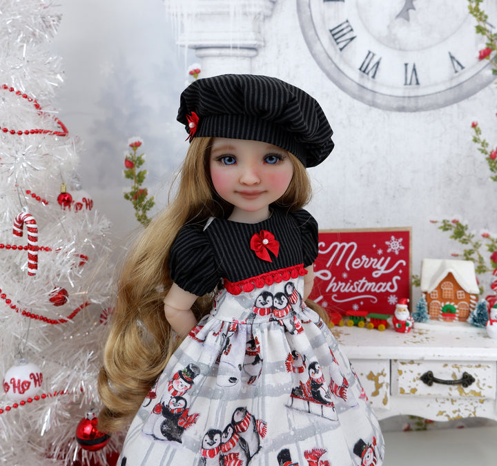 Penguin Friends - dress with shoes for Ruby Red Fashion Friends doll