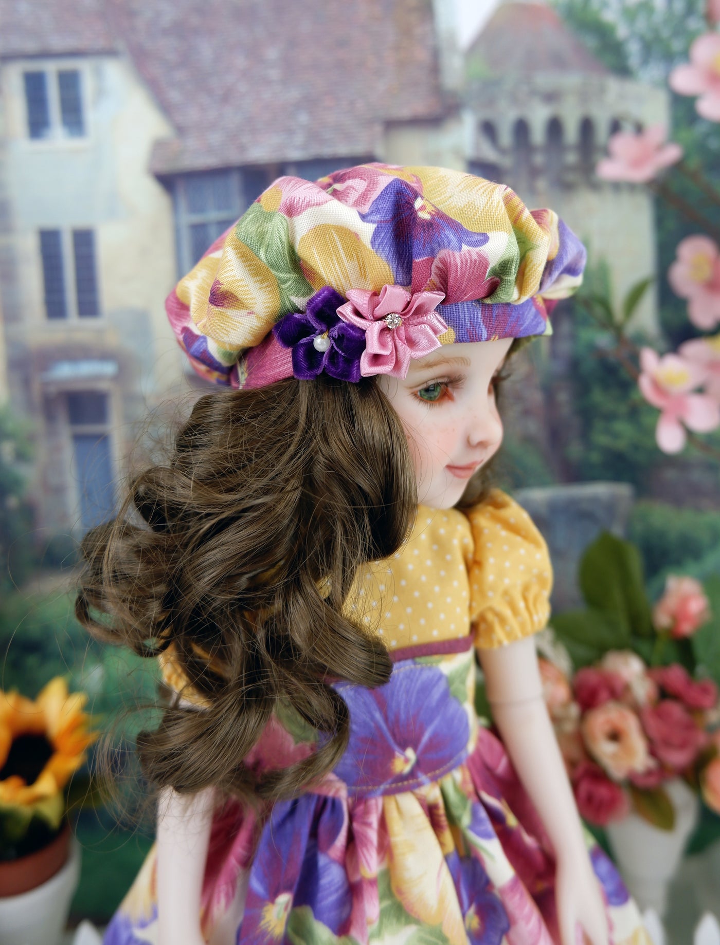 Perfect Pansies - dress and boots for Ruby Red Fashion Friends doll