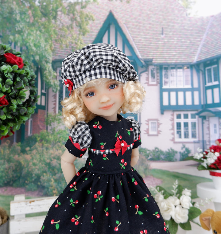 Picking Cherries - dress and shoes for Ruby Red Fashion Friends doll