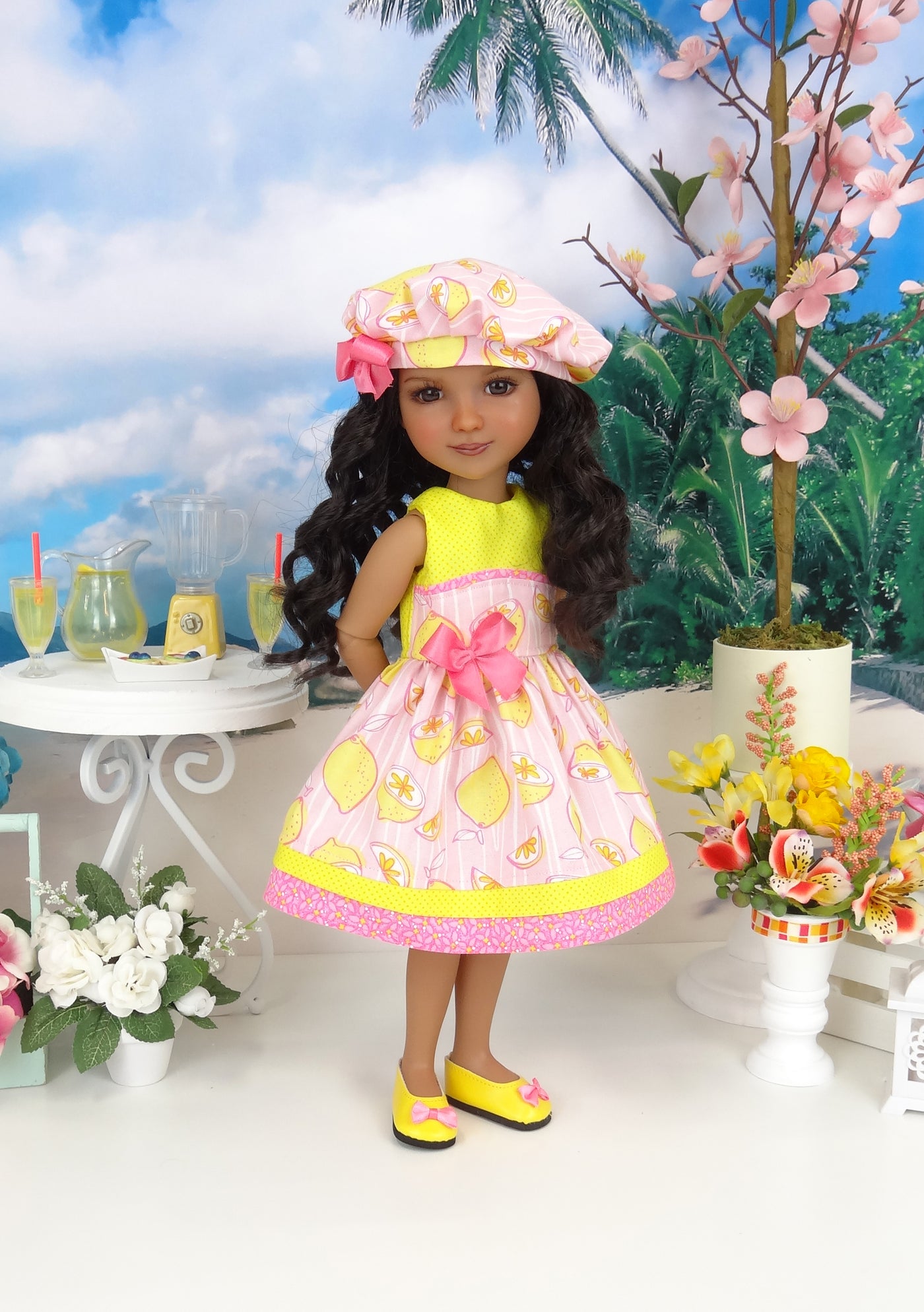 Pink Lemonade - dress with shoes for Ruby Red Fashion Friends doll