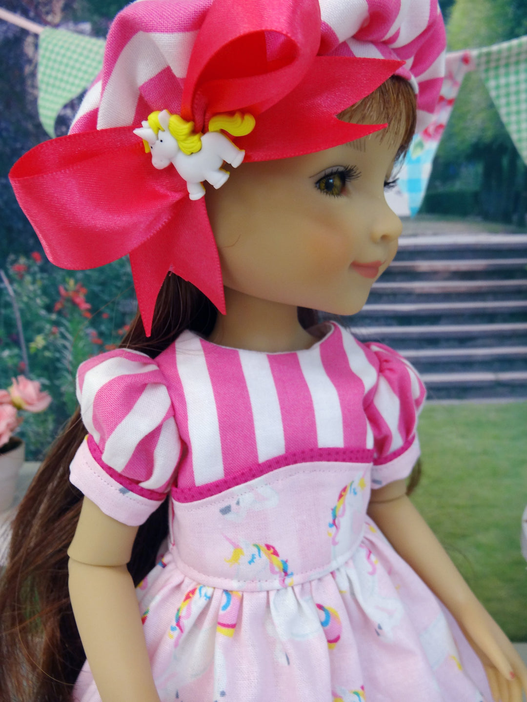 Pink Unicorn - dress for Ruby Red Fashion Friends doll