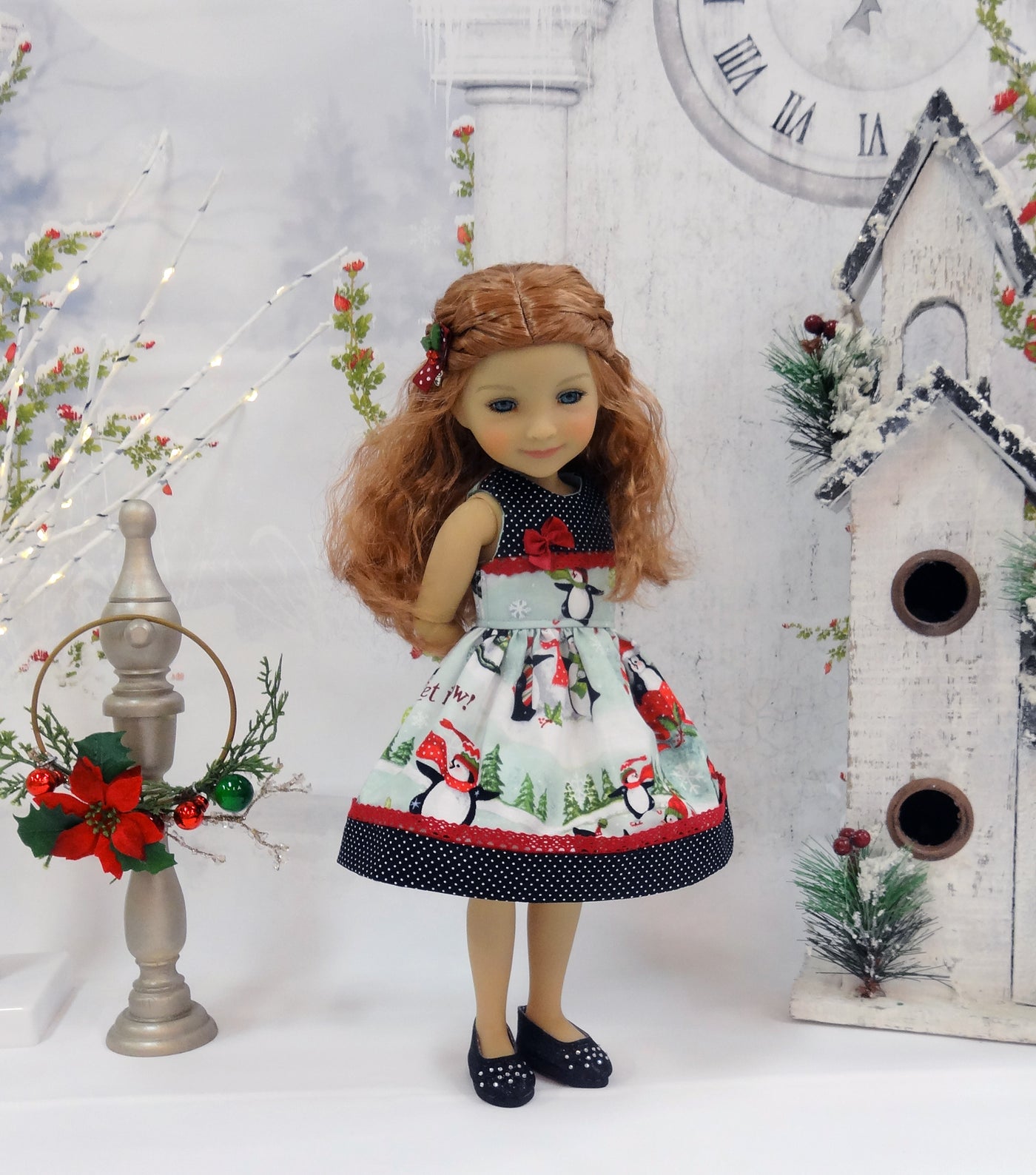Playful Penguins - dress for Ruby Red Fashion Friends doll