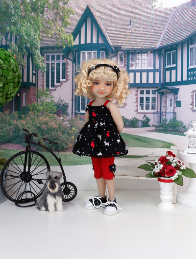 Playful Scottie - top & capris with shoes for Ruby Red Fashion Friends doll