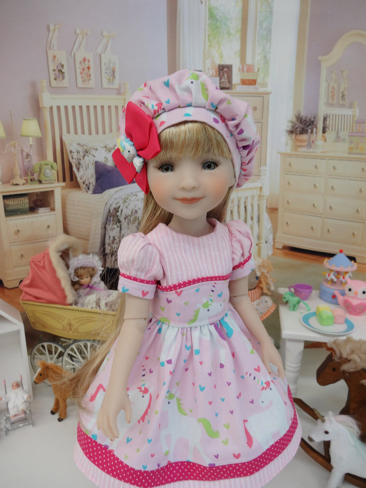 Playful Unicorn - dress for Ruby Red Fashion Friends doll