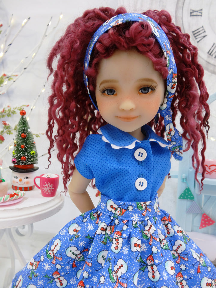 Playground Snowman - blouse & skirt with shoes for Ruby Red Fashion Friends doll