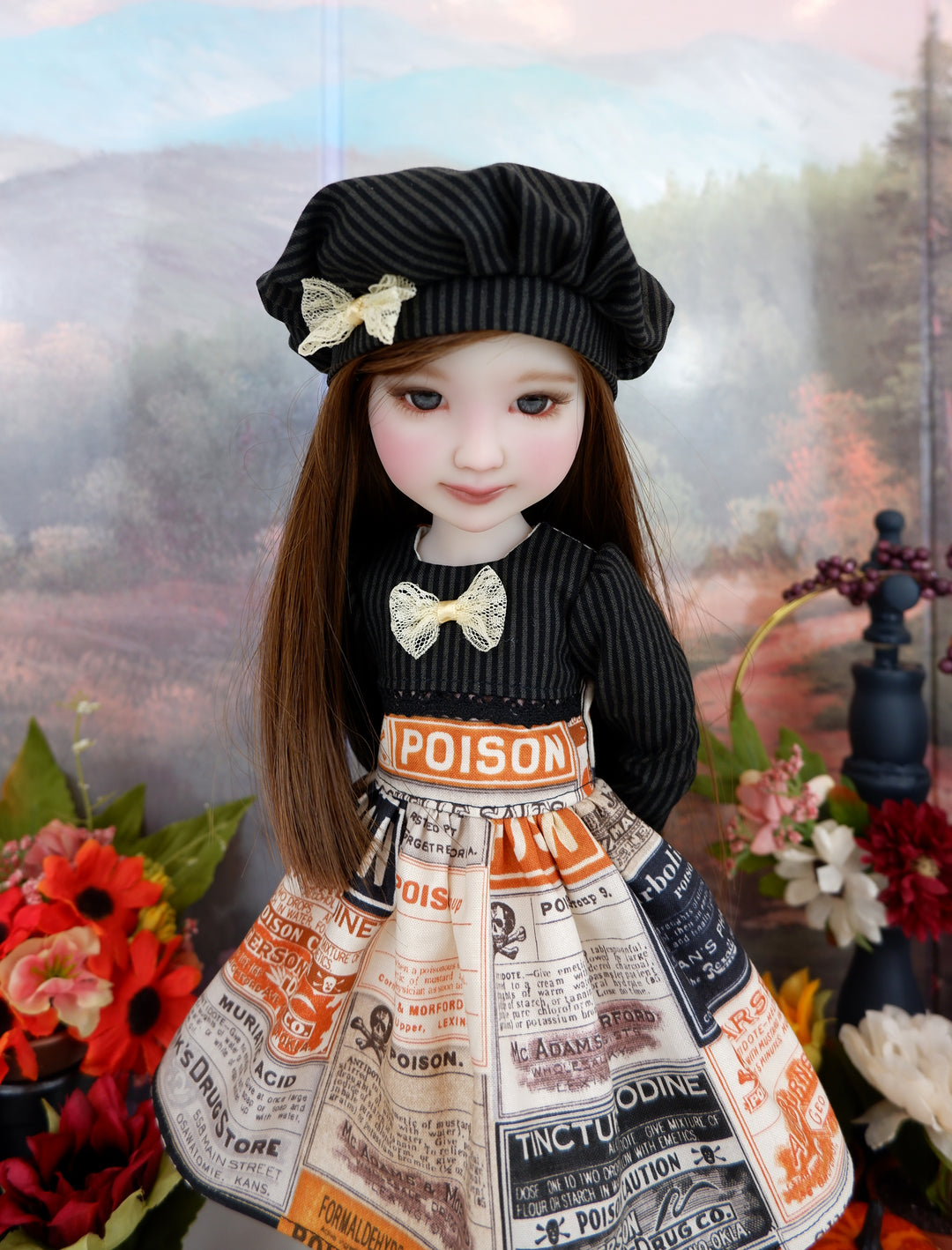 Poison Labels - dress and shoes for Ruby Red Fashion Friends doll