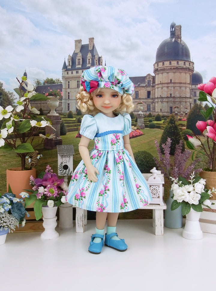 Poolside Roses - dress and shoes for Ruby Red Fashion Friends doll