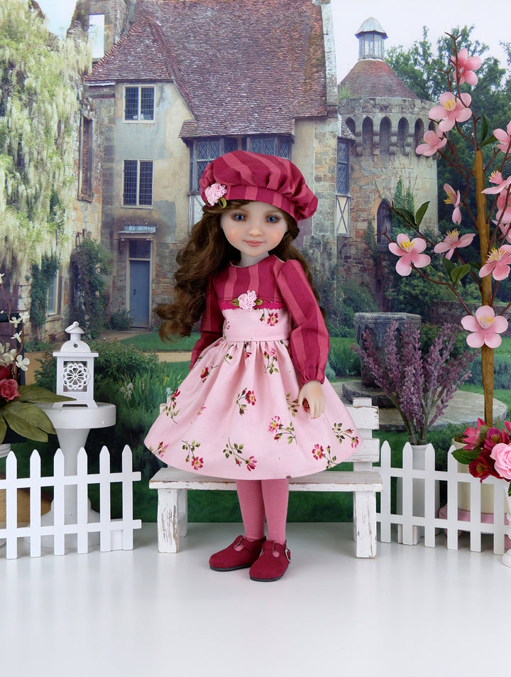 Prairie Rose - dress with shoes for Ruby Red Fashion Friends doll