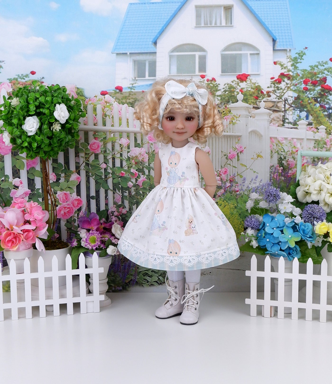 Precious Moments - dress with boots for Ruby Red Fashion Friends doll