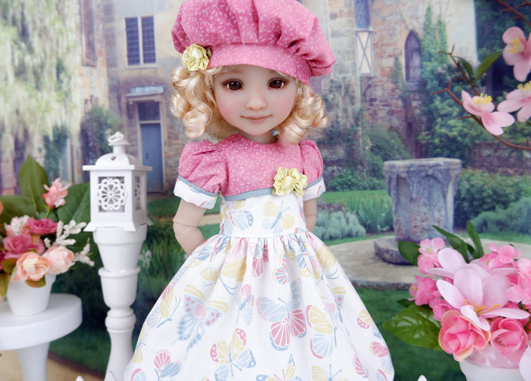 Pretty Butterfly - dress with shoes for Ruby Red Fashion Friends doll